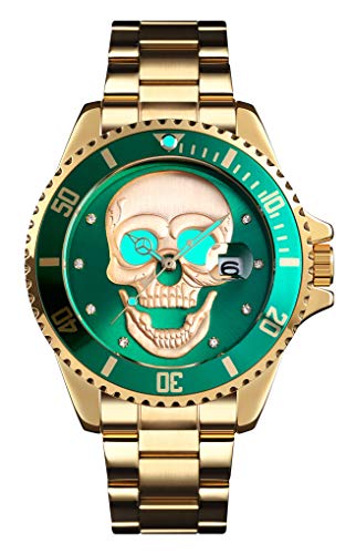 Men Skull Luminous Watch