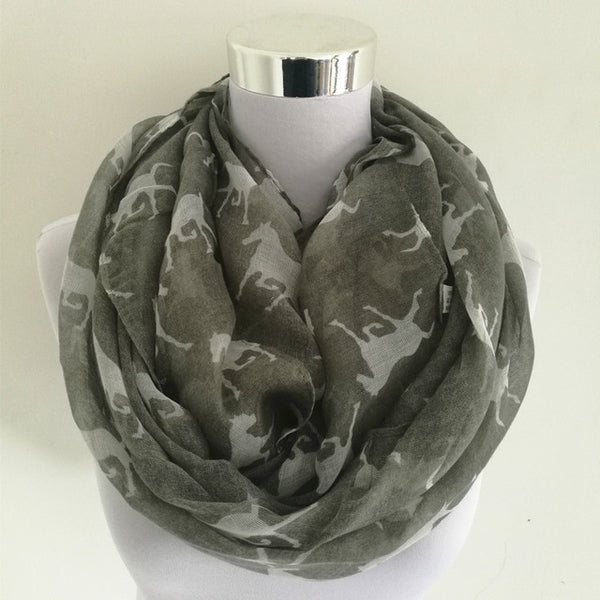 Horse Print Scarf