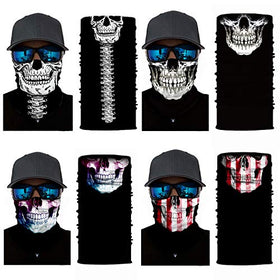 4-Pack Skull Face Covers