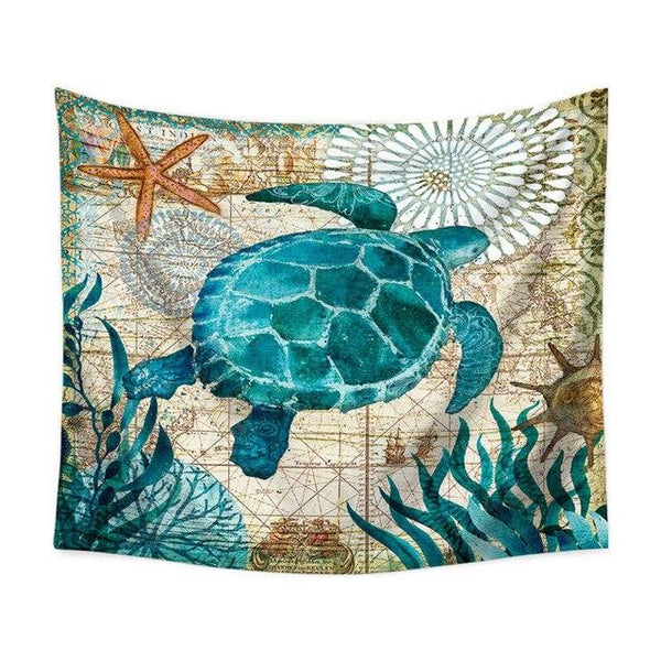 Sea Turtle Decorative Tapestry