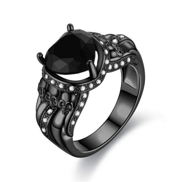 Triple Threat Skull Ring
