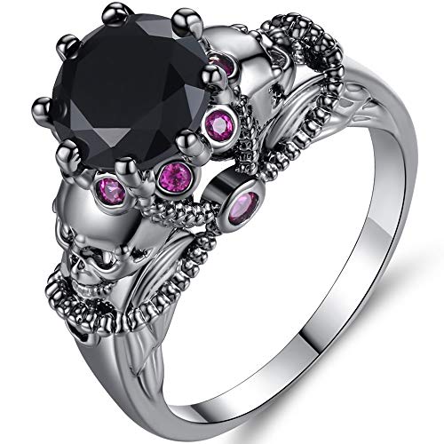 Retro Vintage Skull Gothic Statement Ring