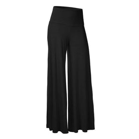 Mid Waist Wide Leg Trousers Pants