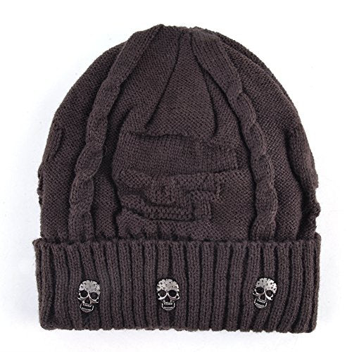 Unisex Skull Knitted Beanie Hat Cap