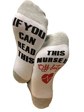If You Can Read This Nurse Crew Socks