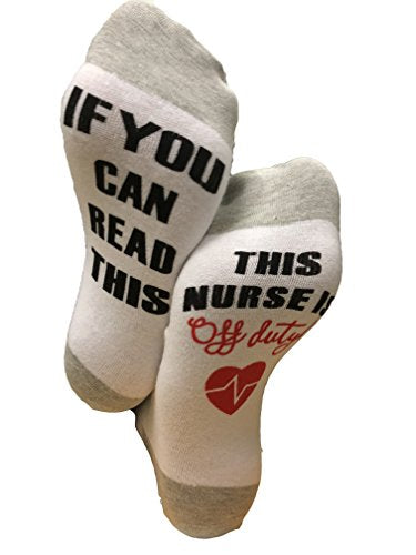If You Can Read This Nurse Crew Socks