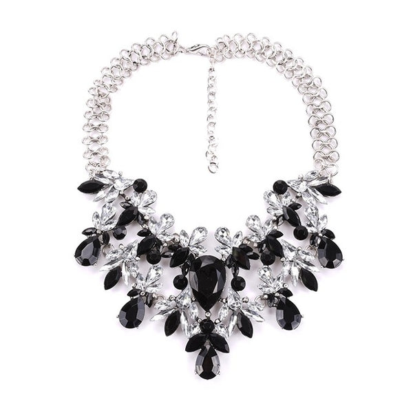 Women Fashion Luxury Choker Gem Statement Necklace