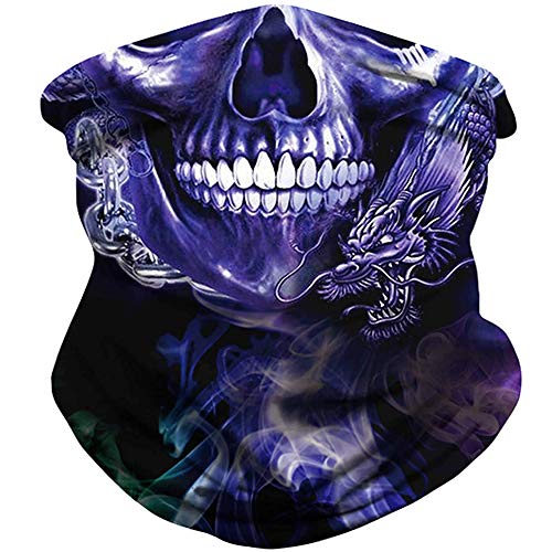 Women Skull Tube Face Mask - 4 Pack