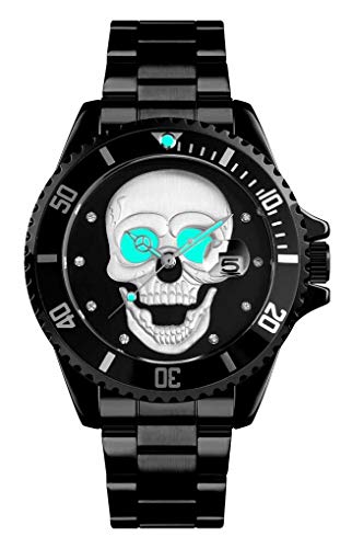 Men Skull Luminous Watch